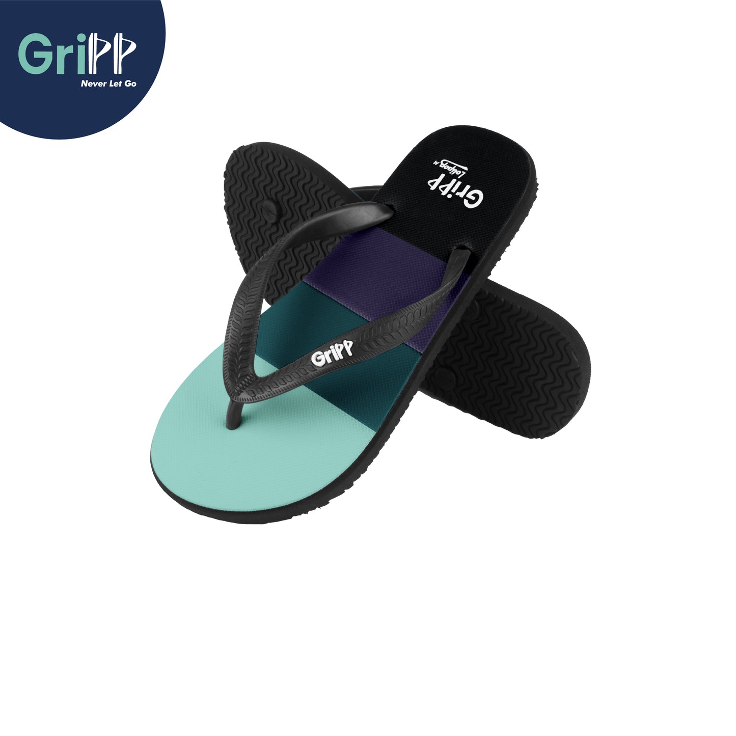 GriPP Lolipop M Men’s Sandals – Comfortable Rubber Footwear for Active Men (Model F)