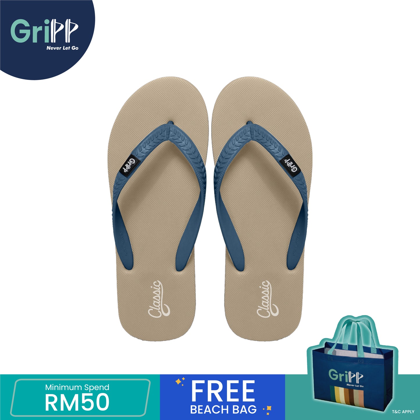 GriPP Sandal Classic (Unisex) – Comfortable Outdoor Sandals for Every Lifestyle (Model C)