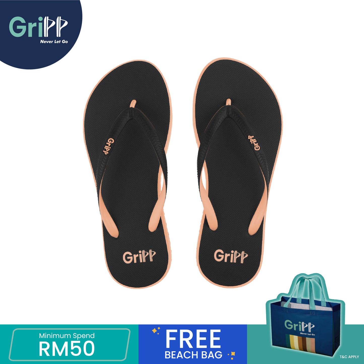 GriPP Sandals BoltZ S for Women – Premium Flip-Flops for Comfort and Style (Model C)