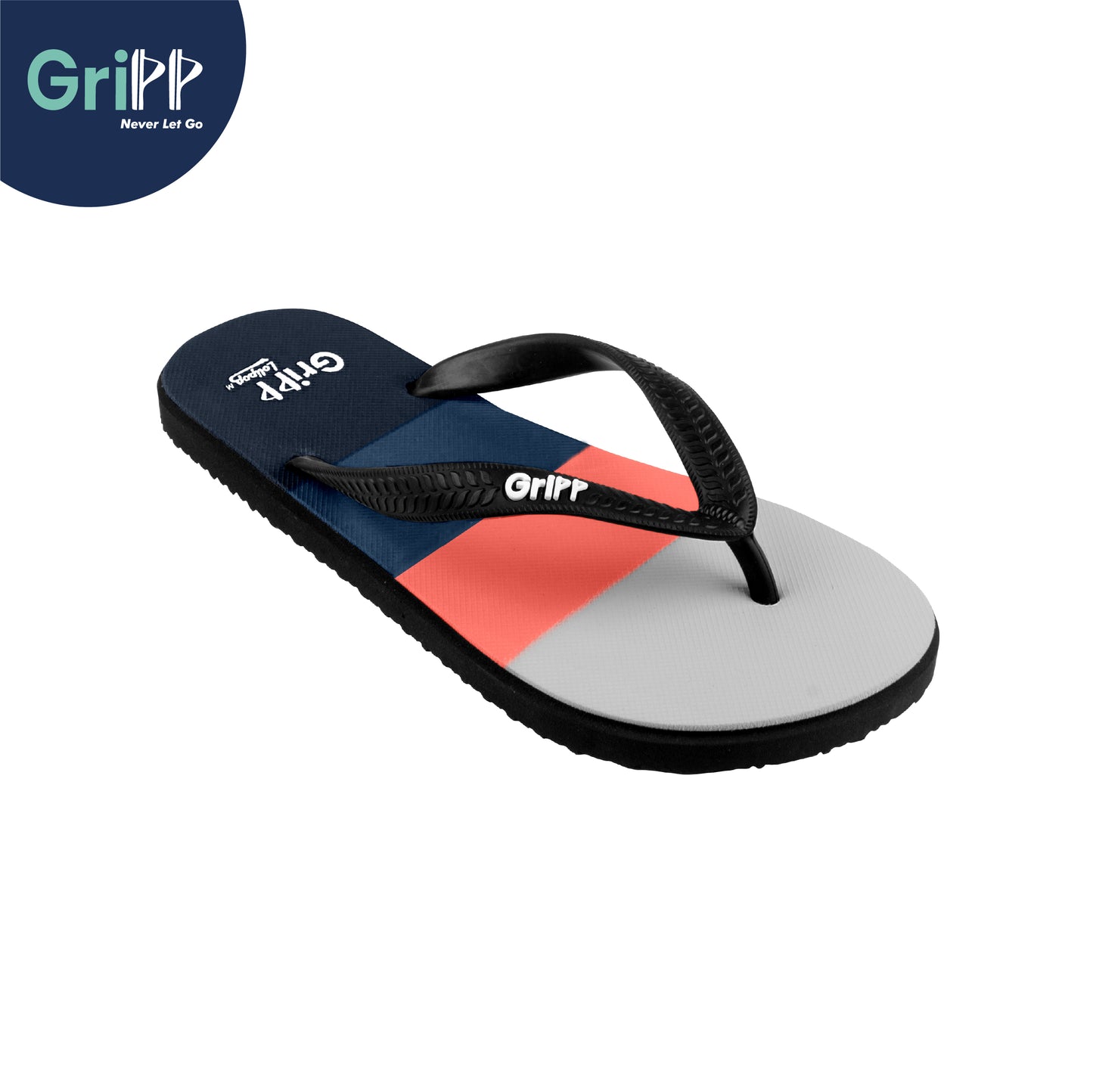 GriPP Lolipop M Men’s Sandals – Comfortable Rubber Footwear for Active Men (Model D)