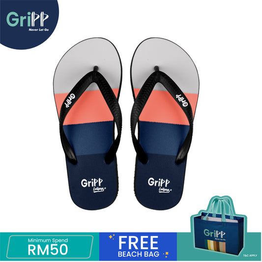 GriPP Lolipop M Men’s Sandals – Comfortable Rubber Footwear for Active Men (Model D)