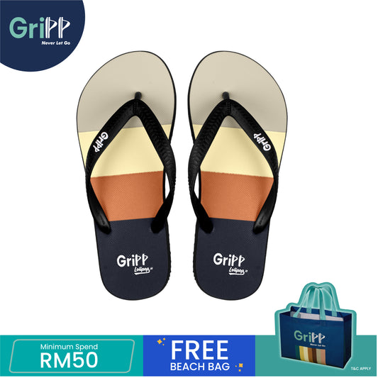 GriPP Lolipop M Men’s Sandals – Comfortable Rubber Footwear for Active Men (Model E)