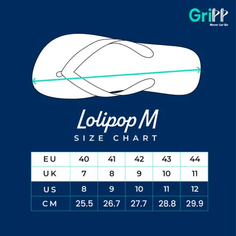 GriPP Lolipop M Men’s Sandals – Comfortable Rubber Footwear for Active Men (Model A)
