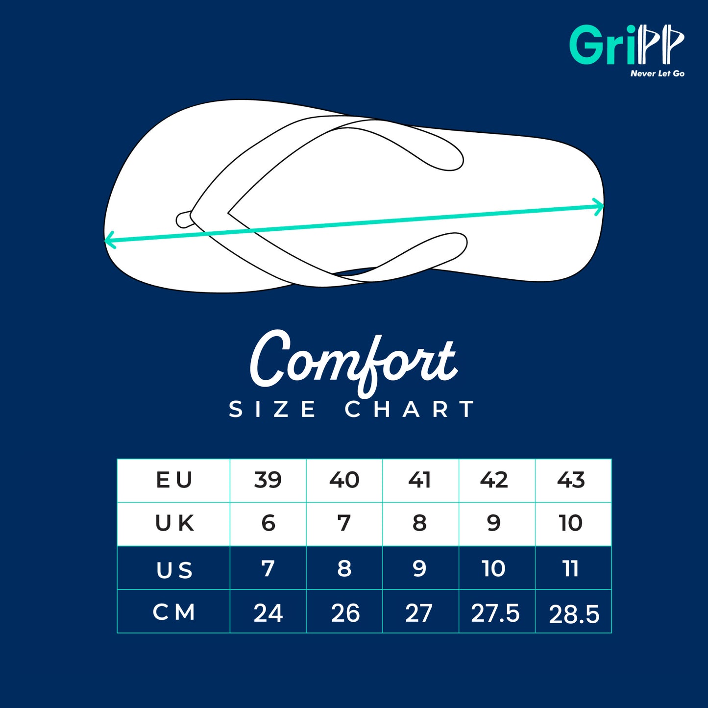 GriPP Comfort Sandals Unisex – Stylish, Durable & Perfect for All-Day Wear (Model E)